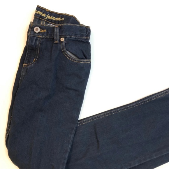 NWT Arizona Jean Co. Girls Dark Wash Jeans - Picture 2 of 6